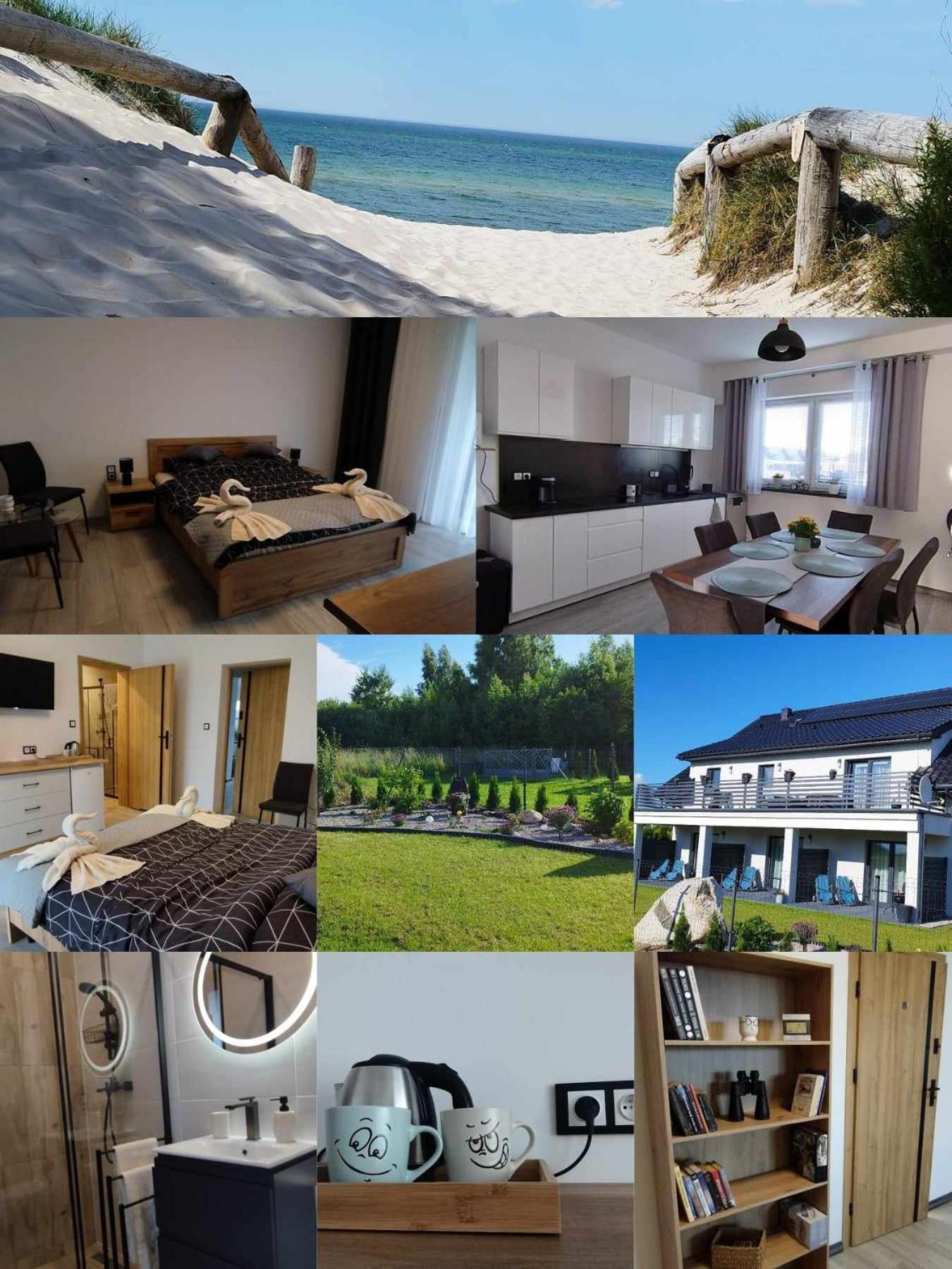 Villa Bialy Dom Sarbinowo Esterno foto